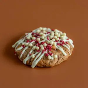 Cookie Witte Chocolade Framboos koek