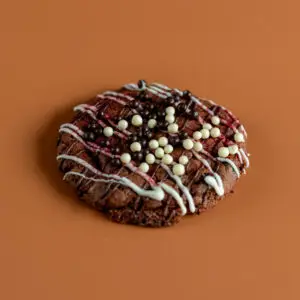 Cookie Kers wit melk puur chocolade koek