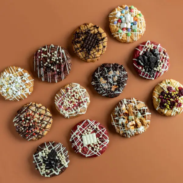12 cookie box cookies koeken koek koekjes chocolade New York style chocolate chip cookies